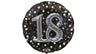 Palloncino Gigante 18 anni Olografico 81x81 cm Nero Oro