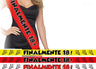 Fascia Finalmente 18 Colore Giallo Poliestere 180 cm
