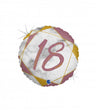 Palloncino Tondo Numero 18 Rosa Gold