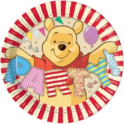 Piatti Winnie The Pooh Alphabet 18 cm (8 pz)