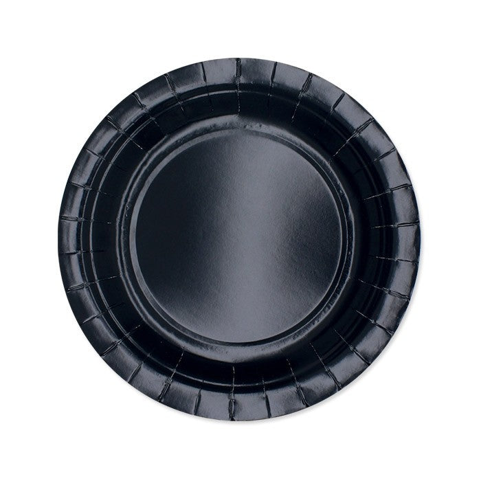 Piatti Ecolor Neri da 18 cm (25 pz)