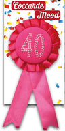 Spilla 40 anni Fucsia