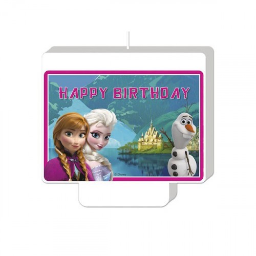 Candelina Frozen Happy Birthday