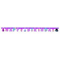 Festone Happy Birthday Trolls Cartoncino