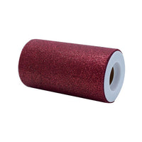 Tulle Glitter Bordeaux 12,5 x 25 mt 12.5 cm