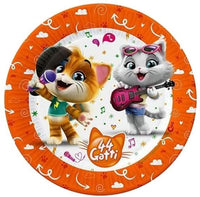 Piatti 44 Gatti 20 cm (8 pz) Carta