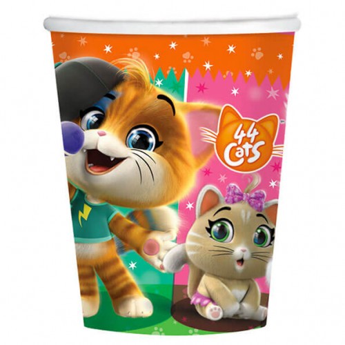 Bicchieri 44 Gatti da 250 ml (8 pz)