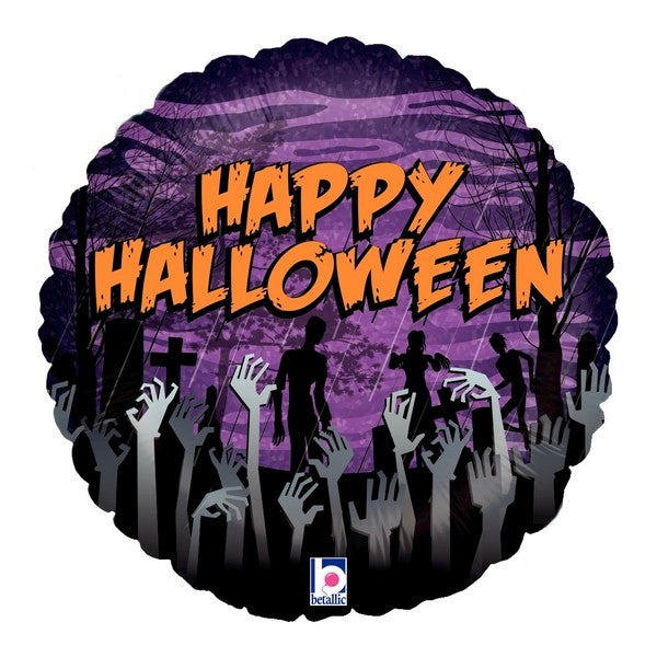 Palloncino in Mylar Tondo Halloween
