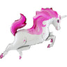 Palloncino Unicorno Rosa Mylar 80 cm