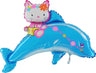 Palloncino Delfino Blanschette Mylar 60 cm