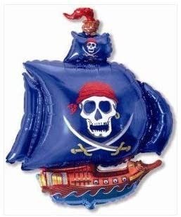 Palloncino Nave dei Pirati Blu