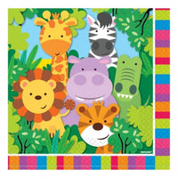 Tovaglioli di Carta 33x33 Animali Giungla 33 x 33 cm