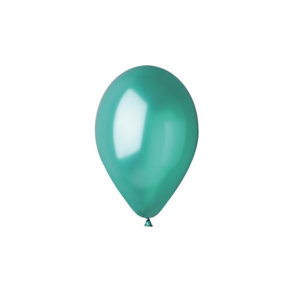 Palloncini in Lattice Verde Metallizzato 13 cm da 50 pz