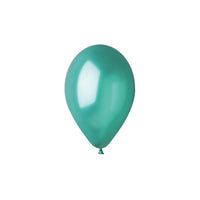 Palloncini in Lattice Verde Metallizzato 5" da 50 pz 13 cm