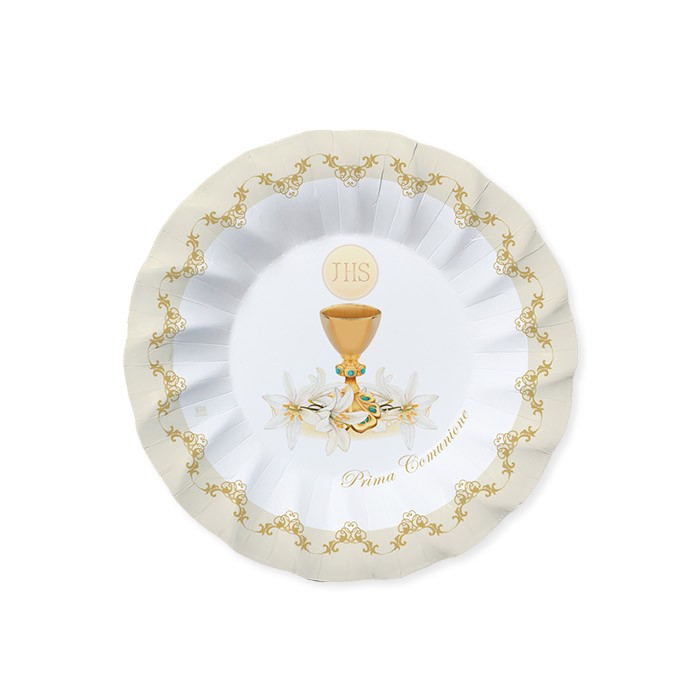 8 Piatti Ø 20 cm Comunione Classic