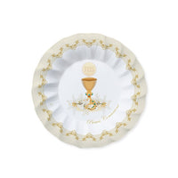 8 Piatti Ø 20 cm Comunione Classic Carta Bianco