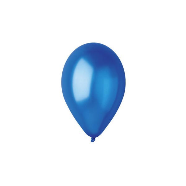 Palloncini in Lattice Blu Metallizzato 13 cm da 50 pz