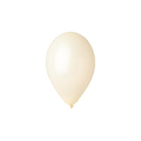 Palloncini in Lattice Bianco Perlato Metallizzato 5" da 50 pz 13 cm