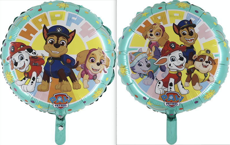 Palloncino Tondo Paw Patrol