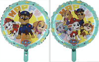 Palloncino Tondo Paw Patrol Mylar 45 cm