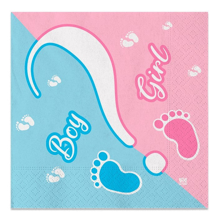 Tovaglioli di Carta Baby Girl or Boy? (20 pz)