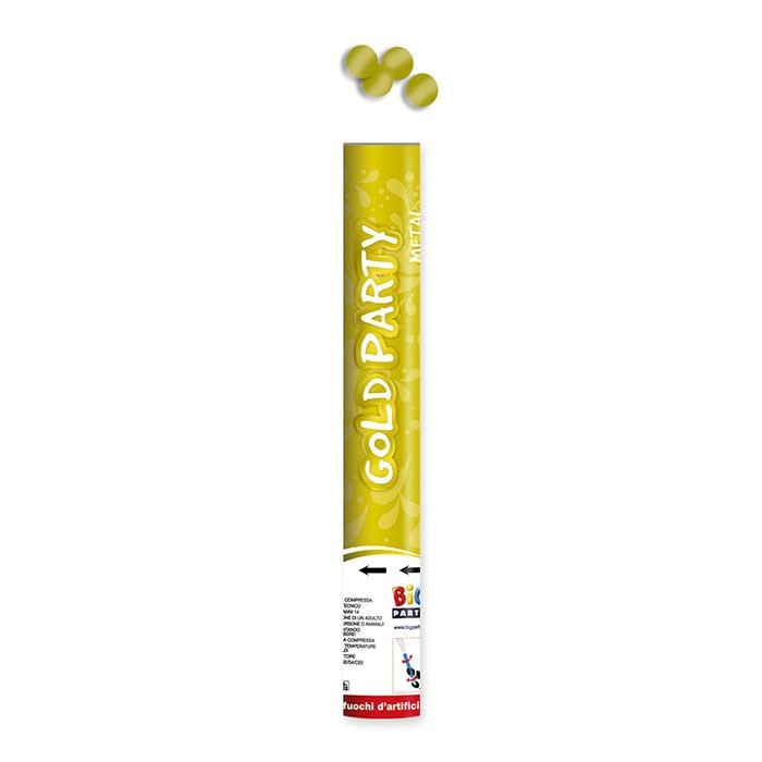 Spara Coriandoli Colore Oro