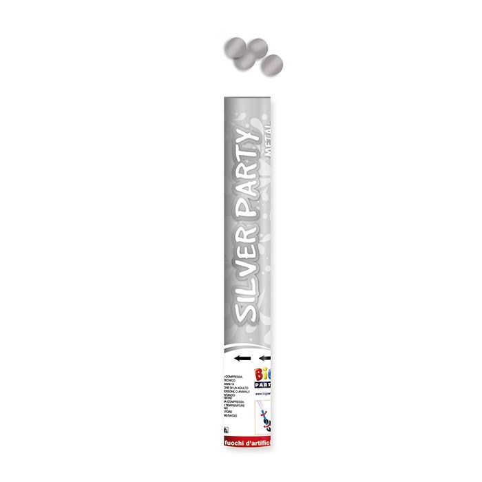 Spara Coriandoli Colore Argento