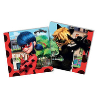 Tovaglioli di Carta Miraculous Ladybug (20 pz) 33 x 33 cm