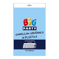 Gonnellino Girotavola Celeste in Plastica