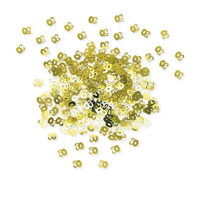 Confetti Decorativi Numero 50 Oro