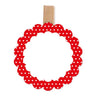 Segnaposto Pois Rosso (6 pz) Carta 4.5 x 6 cm