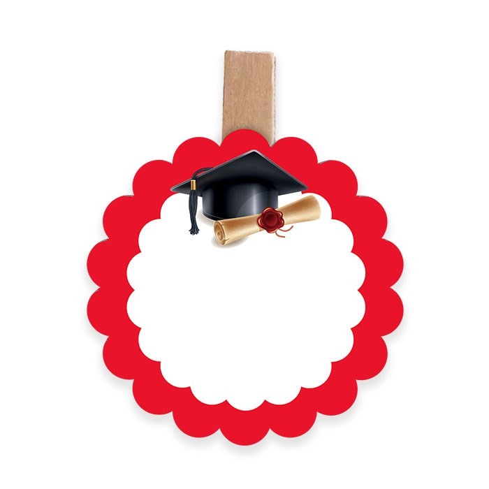 Segnaposto Laurea (6 pz)