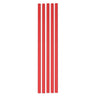 Cannucce in carta Rosse 50 pz 20 cm Rosso