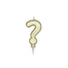 Candelina Punto Interrogativo Plump Oro 10 cm
