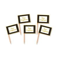Picks Bandierine Chic Buon Compleanno 6.5 cm