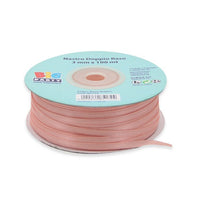 Nastrino Rosa Antico Doppio Raso 3 mm x 100 mt Stoffa