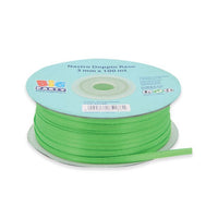 Nastrino Verde Mela Doppio Raso 3 mm x 100 mt Stoffa