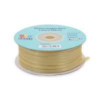 Nastrino Oro Doppio Raso 3 mm x 100 mt Stoffa