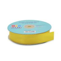 Nastro Giallo Doppio Raso 25 mm x 50 mt Stoffa