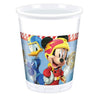 Bicchieri Mickey Mouse Roadster Race Plastica