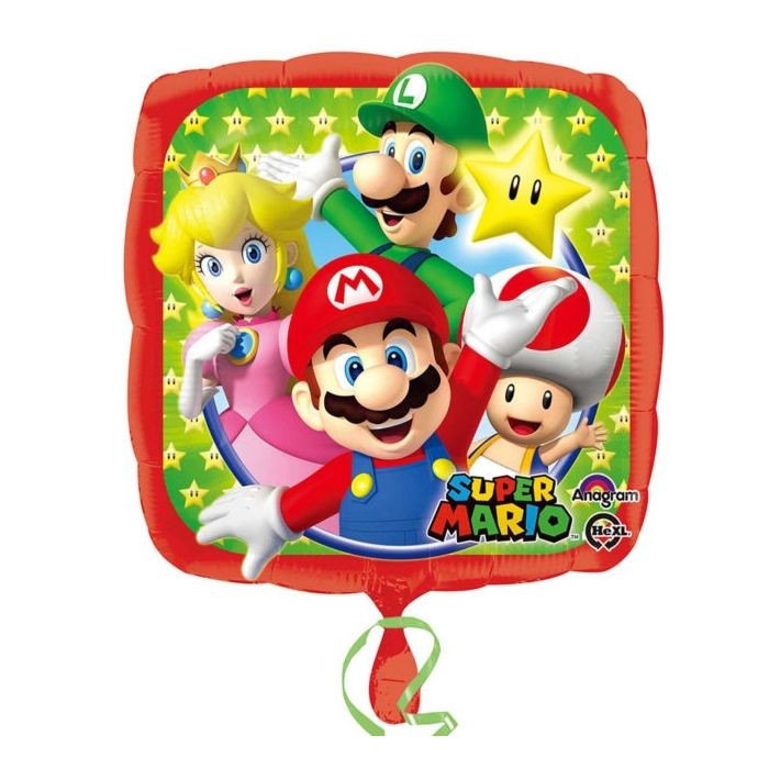 Palloncino Quadrato Super Mario