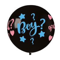Pallone Gigante 31" Boy o Girl? Lattice 80 cm Nero