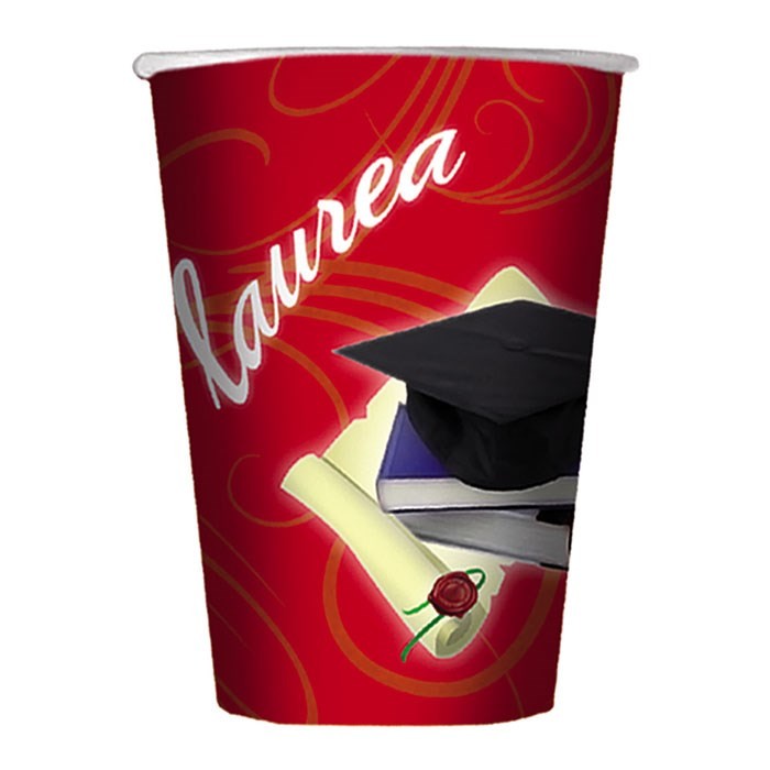 Bicchieri di Carta Laurea 200 cc (10pz)