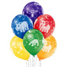Palloncini Multicolor in Lattice Animali Zoo (50 pz) 30 cm