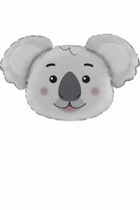 Mini Palloncino Testa Koala Mylar 30 cm