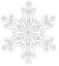 Palloncino Fiocco di Neve Mylar 71 x 78 cm