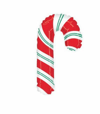 Palloncino Bastoncino di Natale Gigante Mylar 104 cm