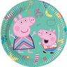 Piattini di Carta Peppa Pig Verdi 20 cm