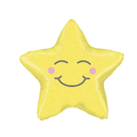 Mini Palloncino Stella Smile Mylar 35 cm
