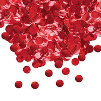 Coriandoli in Mylar Tondi Rossi 2 cm Rosso